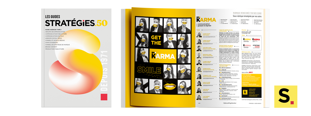 agence karma parution magazine guide des agence stratégies 2021