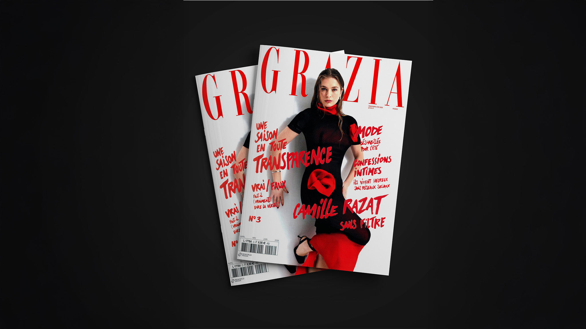 Karma à l'honneur dans Grazia